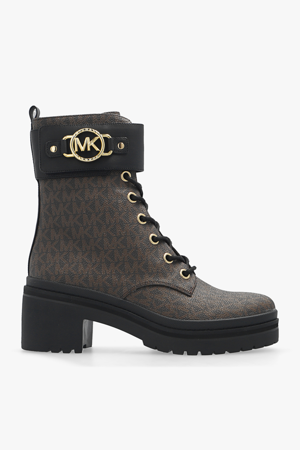 Michael kors combat sales boots with stars